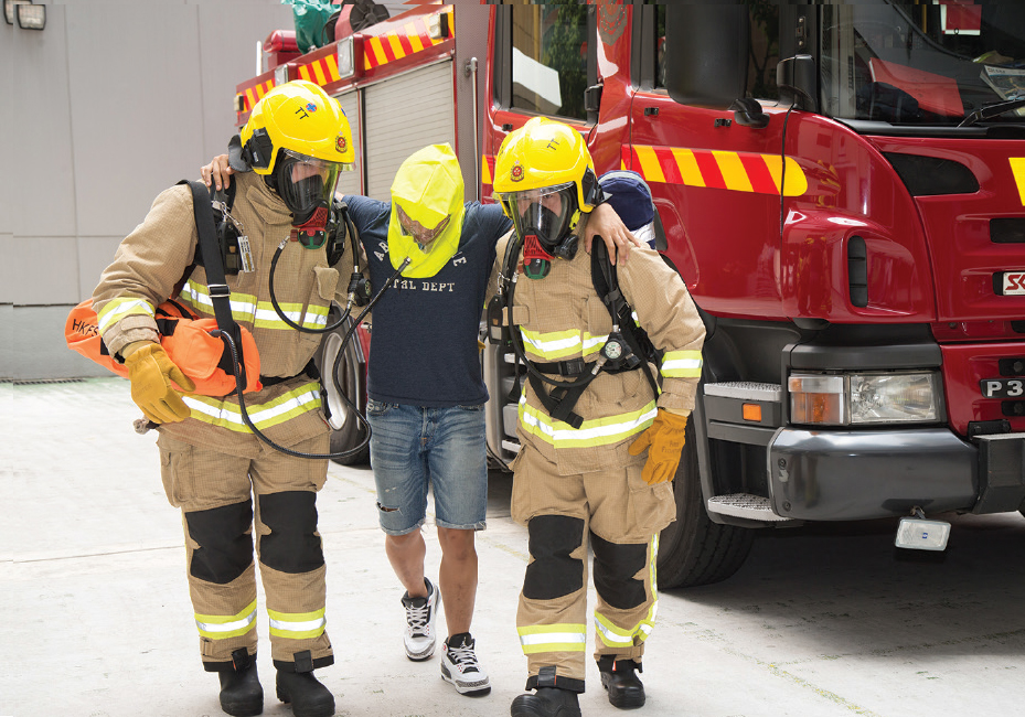 「被救者呼吸辅助器」可即时为身处灾场的市民或消防员提供新鲜空气。
